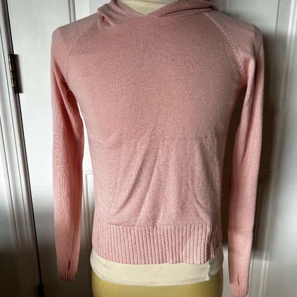 Forever 21 pink knit hooded sweater New with Tags *Small - Picture 2 of 5
